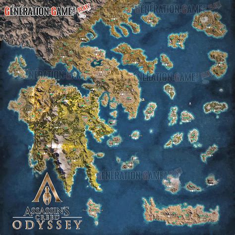 assassin's creed odyssey map